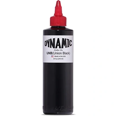 Afbeelding van Dynamic Color Union Black EU REACH Compliant Tattoo inkt (240ml (8oz))