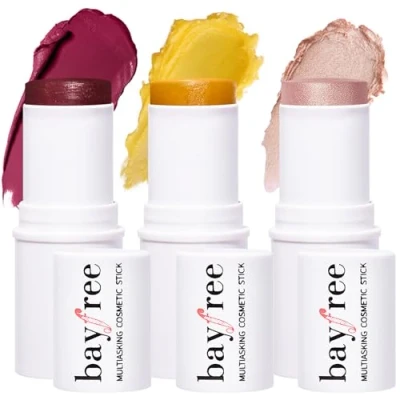 Afbeelding van KIMUSE Multi Stick Trio Face Makeup, 3 Stuks Contour , Afdekkings en Highlighter, Romige Textuur, Soepele Formule Voor Het Vormen