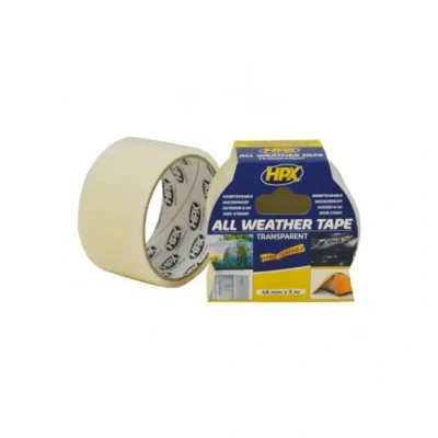 Afbeelding van HPX Tape All Weather Transparant Reparatie Afdichtingstape, 48mm x 25 meter AT4825