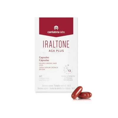 Afbeelding van Iraltone Aga Plus capsules, Voedingssupplement voor de behandeling van ernstig chronisch haaruitval, kleurloos, 60 100,19 g, Volwassenen, Unisex