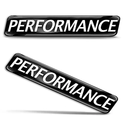 Afbeelding van Biomar Labs 2 x 3D gel siliconen stickers performance badge autosticker auto motorfiets fiets raam deur laptop KS 35