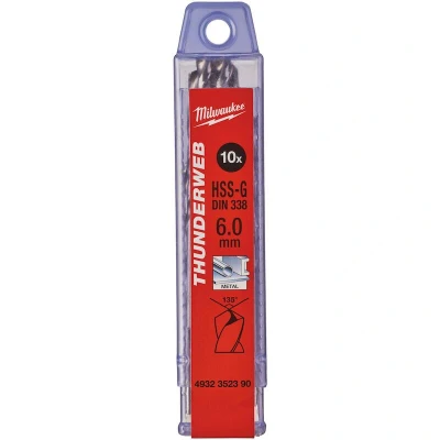 Afbeelding van Metaalboor Hss G Thunderweb 6 X 93 Mm (10 Stuks)
