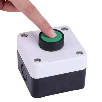 Afbeelding van KSTE Weerbestendige groene knop drukknop één voor de bedieningsbox barrièreopener