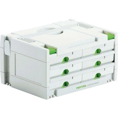 Afbeelding van Festool systainer Sys 3 Sort met 6 lades