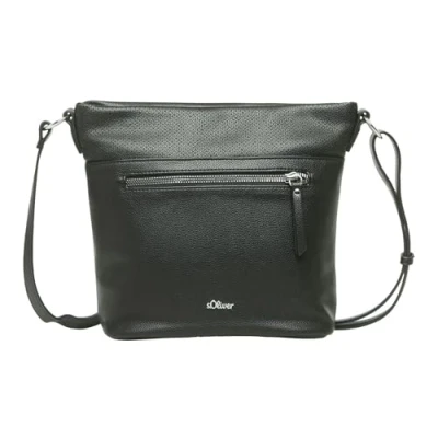Afbeelding van s.Oliver Citymit Separiertem Reissverschlussfach UND LÄNGENVERSTELLBAREM Schultergurt Schoudertas, Dames, Maat: One Size, Schwarz