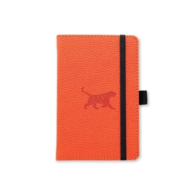Afbeelding van Dingbats* Wildlife A6 Notitieboek Orange Tiger Stippen / Dotted