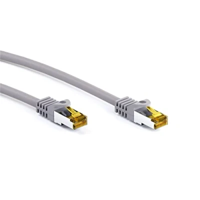 Afbeelding van Netwerkkabel Cat7 S/FTP 10 meter (100% koper, LSZH, Grijs)