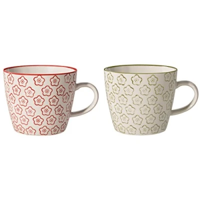 Afbeelding van Bloomingville mokken Isabella set van 2