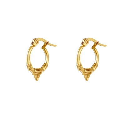 Afbeelding van Oorbellen vintage stijl Yehwang Oorringen One size Goud