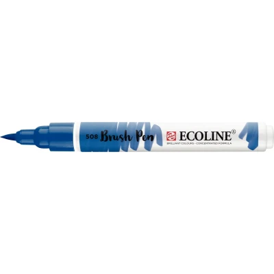 Afbeelding van Brushpen Talens Ecoline 508 Pruisisch blauw