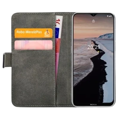 Afbeelding van Mobilize PU leer Book Case Zwart Nokia G10/G20
