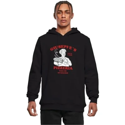 Afbeelding van Mister Tee GIUSEPPE&#039;S Pizzeria Hoodie, Heren, Maat: Small, Black