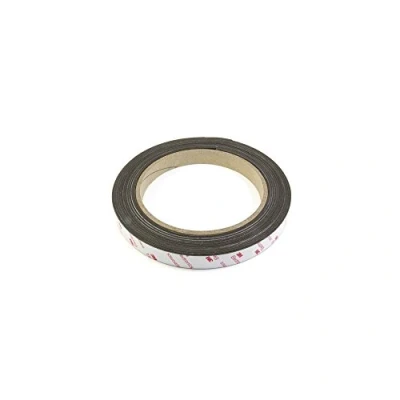Afbeelding van First4magneten 25,4 mm breed x 0,85 dikke flexibele neodymium magneet met 3M tape zelflijm (1m lengte), plastic, bruin, 40 20 5 cm