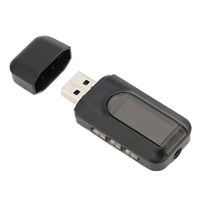 Afbeelding van USB Bluetooth adapter, 2 in 1 Draadloze 5.0 zender en ontvanger met LCD scherm, Audio voor Tv/Pc/Luidsprekers/Hoofdtelefoon/Auto/Audiosysteem Thuis