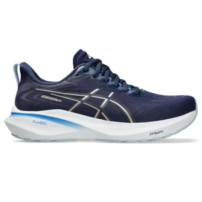 Afbeelding van Asics GT2000 13 Hardloopschoenen voor op de weg, Dames, Maat: 37.5, Indigo blue/carrier grey Textiel/ synthetisch