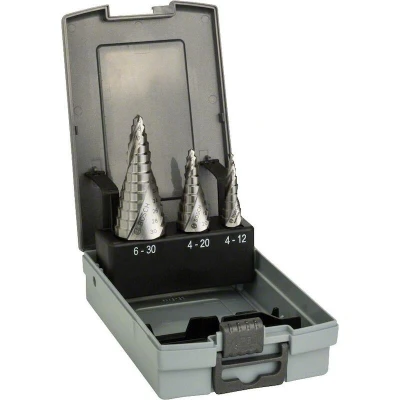 Afbeelding van Bosch Accessoires 3 delige set trappenboren HSS 1st 2608587426