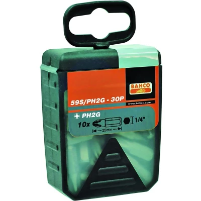 Afbeelding van Bahco 30 bits ph2g 25mm 1 4 standard 59S/PH2G 30P