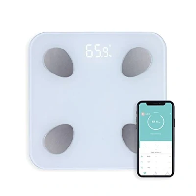 Afbeelding van Digitale Personenweegschaal Livoo DOM428 Wit Batterijen x 3