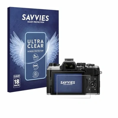 Afbeelding van Savvies Screenprotector voor Olympus OM System 5 Mark II Folie Beschermfolie transparant (18 Stuks)
