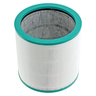 Afbeelding van SPARES2GO Hepa 360 graden glazen luchtfilter compatibel met Dyson TP00 TP01 TP02 TP03 AM11 Pure Cool Link Tower luchtreiniger