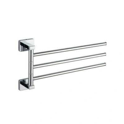Afbeelding van Drievoudige Handdoekhouder Sapho Apollo Draaibaar 34.9 cm Chroom