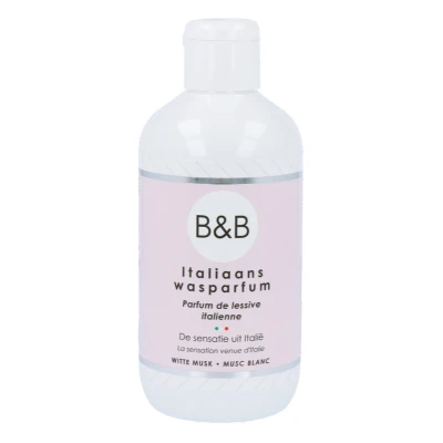 Afbeelding van B&amp;B Italiaans Wasparfum Witte Musk 250ML