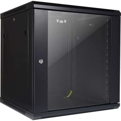 Afbeelding van Inter Tech SMA 6612 rack 12U Wandrek Zwart