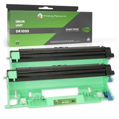Afbeelding van Printing Pleasure 2 Laser Drum Units Compatibel met Brother DCP 1510, 1510E, 1512, 1512E, 1610W, 1612W, HL 1110, 1110E, 1112, 1112E, 1210W, 1212W, MFC 1810, 1810E, 1910W DR1050