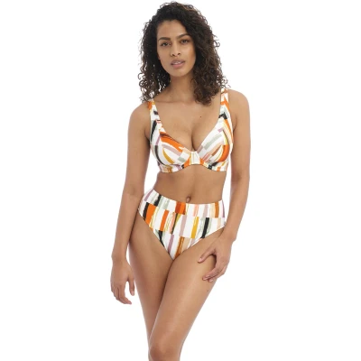 Afbeelding van Freya Swimwear UW High Apex Bikini Top + Waist Brief &quot;Shell Island&quot; 80 95 G
