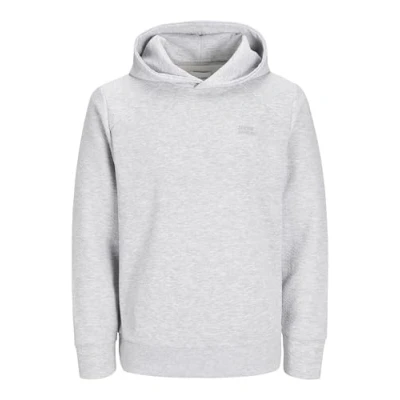 Afbeelding van Jack &amp; Jones LOGO Hoodie, Heren, Maat: Medium, Light grey melange