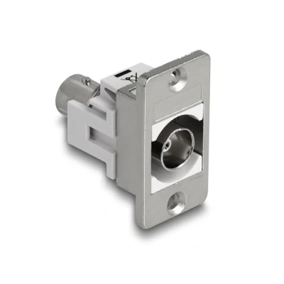 Afbeelding van Delock Panel Mount BNC Buchse zu silber / weiß HQ produc