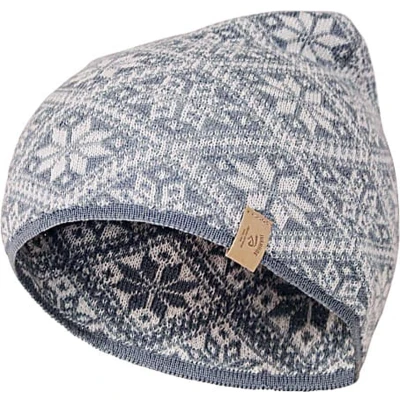 Afbeelding van Ivanhoe gebreide muts van wol Freya Zen Blue One Size Lichtblauw