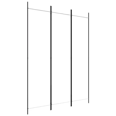 Afbeelding van vidaXL Kamerscherm met 3 panelen 150x200 cm stof wit