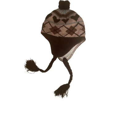 Afbeelding van Hoogwaardige Kwaliteit Noorse Muts / Beanie Met Oorflappen One Size Unisex Bruin