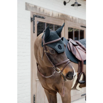 Afbeelding van Gewoven Hoofdstel met gecombineerde neusriem Bruin Over D Collection