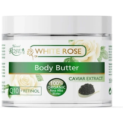 Afbeelding van Body boter met witte rozenolie, kaviaar en co enzime Q10 200ml
