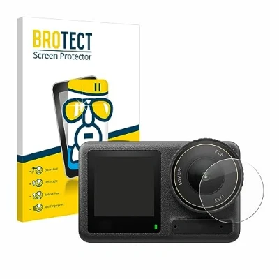 Afbeelding van BROTECT Screenprotector voor DJI Osmo Action 4 (Lens) Folie Beschermfolie Beschermglas transparant