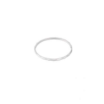 Afbeelding van Bijoutheek Armband (Sieraad) Bangle Geometrisch Casual Zilver