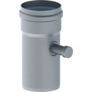 Afbeelding van Burgerhout Alu fix afvoerpijp dikw.alum. Ø 80 x 175 mm + meetnip.