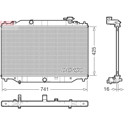 Afbeelding van Denso Radiateur DRM44053