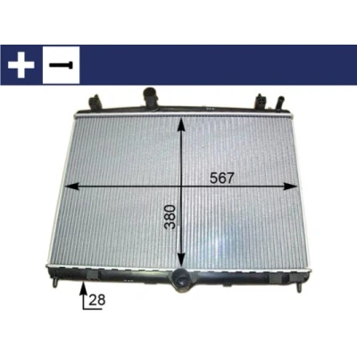 Afbeelding van Radiateur MAHLE CR 2113 000S
