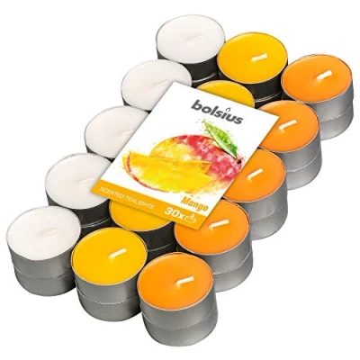 Afbeelding van Bolsius Geurtheelicht multi colour brick 30 mango 18 stuks