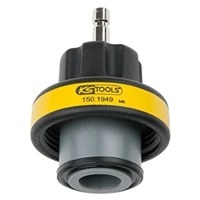 Afbeelding van KS Tools, Voertuig gereedschap, Adapter voor koelsysteem M52 x 3,0, geel
