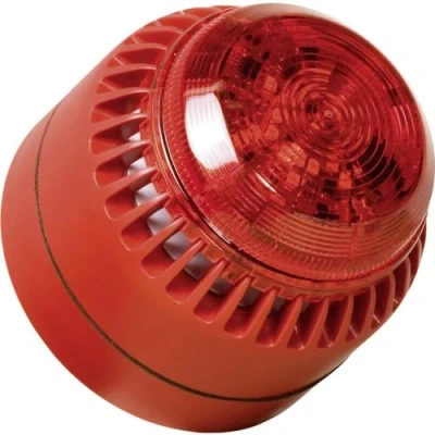 Afbeelding van ComPro Combi signaalgever ROLP Solista Beacon Rood Continugeluid 12 V/DC, 24 V/DC