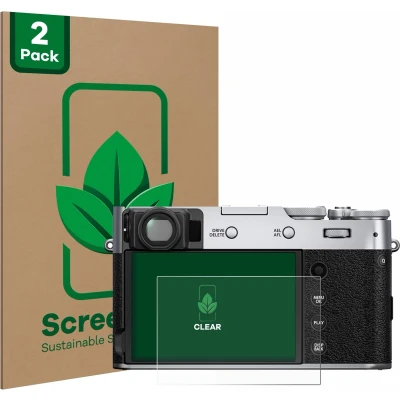 Afbeelding van ScreenLeaf Screenprotector voor Fujifilm X100V Duurzame schermbescherming Folie Beschermfolie transparant (2 Stuks)