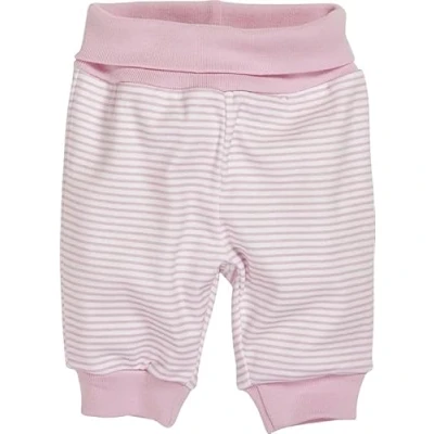 Afbeelding van Schnizler Babybroek Interlock Wit/roze Maat 80