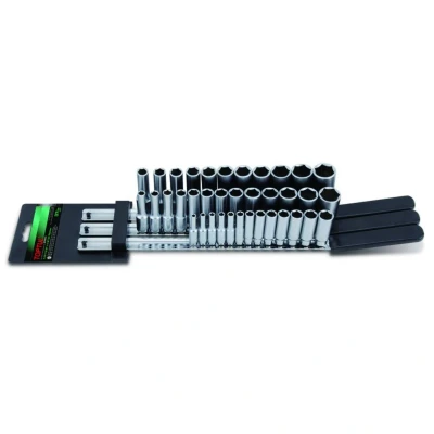 Afbeelding van Dopsleutelset TOPTUL 1/4,3/8,1/2 zeskant 37 stuks