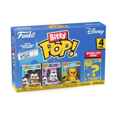 Afbeelding van Funko Bitty Pop! Disney Classics 4 pack Mickey Mouse, Minnie Pluto and Mystery