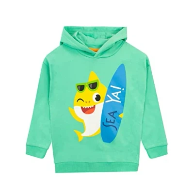 Afbeelding van Pinkfong Jongens Hoodie Baby Shark Groen 86