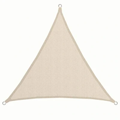 Afbeelding van UPF50+ Schaduwzeil 2x2x2 UV Luifel Polyester Driehoek Zonnezeil Waterafstotend Tuin Balkon